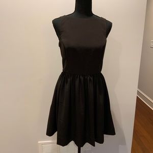 American Apparel Black Mini Dress with Buttons